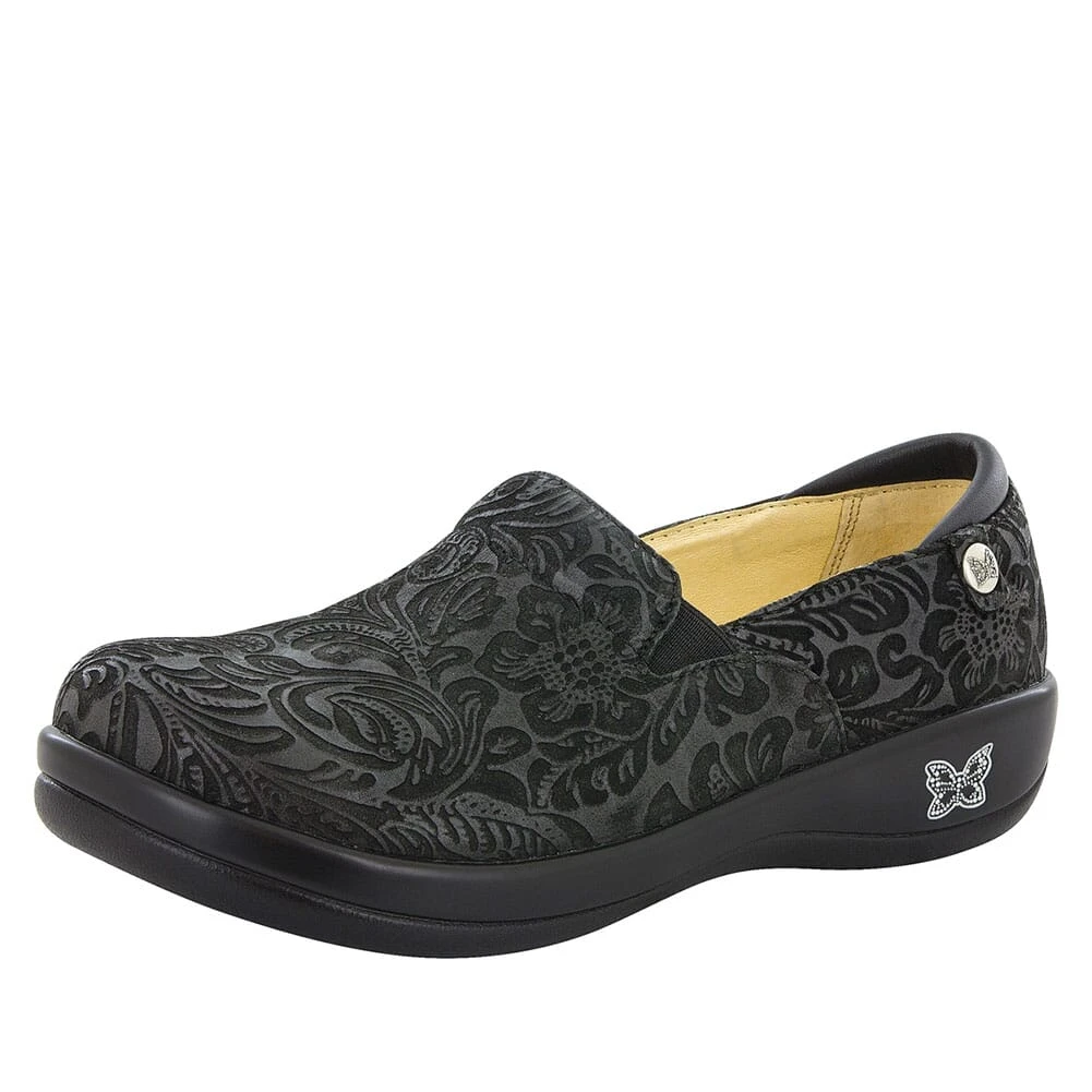 Alegria Women's Keli Paisley Casual Clogs - Black Emboss 4 Alegria Women's Keli Paisley Casual Clogs - Black Emboss - Image 2