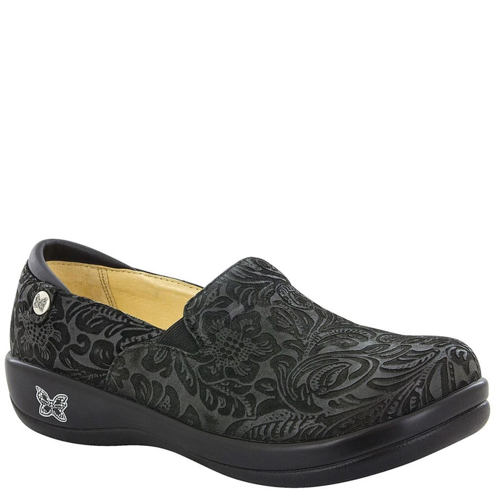 Alegria Women's Keli Paisley Casual Clogs - Black Emboss 8 Alegria Women's Keli Paisley Casual Clogs - Black Emboss - Image 6