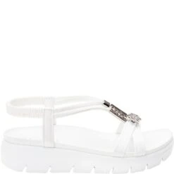 Alegria Women's Roz Vegan Strappy Sandals - White -Fashion Shoes Store AAROZ 109 2