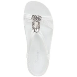 Alegria Women's Roz Vegan Strappy Sandals - White -Fashion Shoes Store AAROZ 109 4