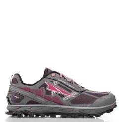 Altra Women's Lone Peak 4 Low Athletic Shoes - Grey/Rasp -Fashion Shoes Store ALW1855F 664 3