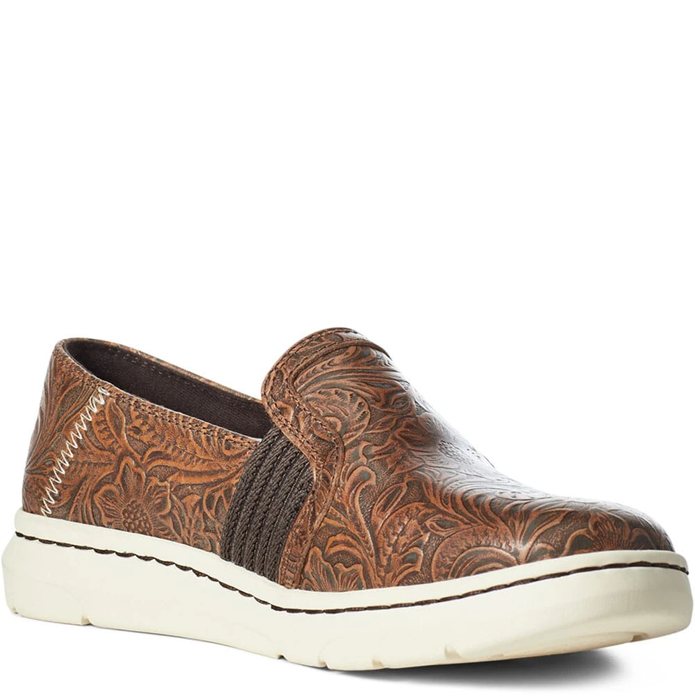Ariat Women's Ryder Casual Shoes - Floral Emboss 5 Ariat Women's Ryder Casual Shoes - Floral Emboss - Image 3