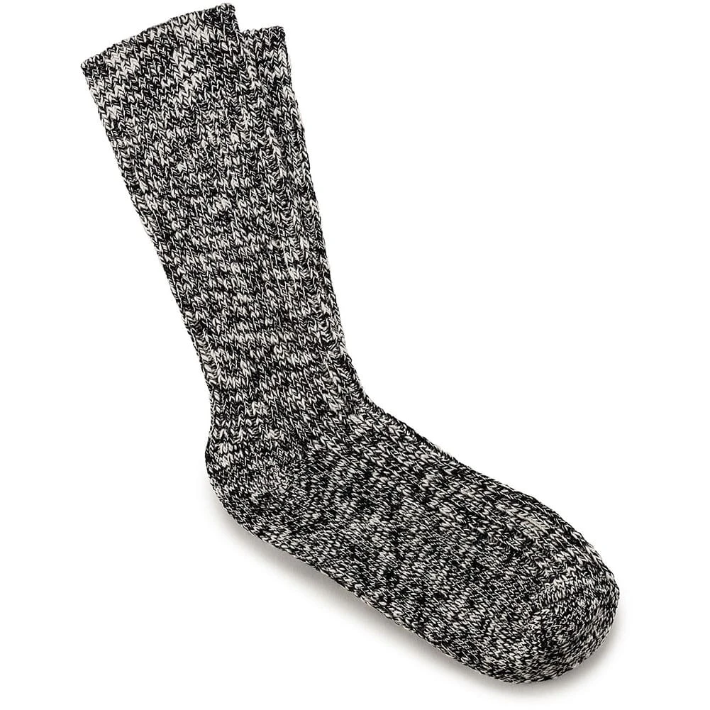 Birkenstock Women's Cotton Slub Sock - Black/Grey 4 Birkenstock Women's Cotton Slub Sock - Black/Grey - Image 2
