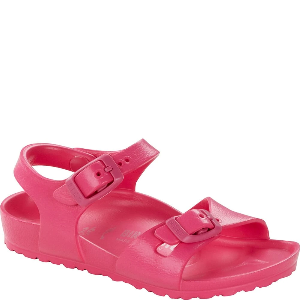 Birkenstock Kid's Rio Essentials Sandals - Beetroot Purple 3 Birkenstock Kid's Rio Essentials Sandals - Beetroot Purple
