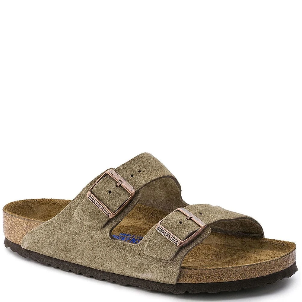 Birkenstock Men's Arizona Sandals - Taupe 4 Birkenstock Men's Arizona Sandals - Taupe - Image 2