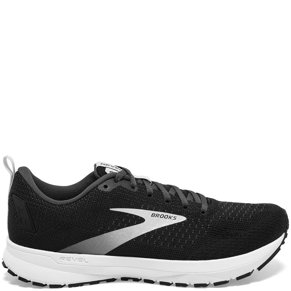 Brooks Women's Revel 4 Running Shoes - Black/Oyster/Silver 5 Brooks Women's Revel 4 Running Shoes - Black/Oyster/Silver - Image 3
