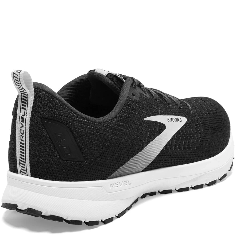 Brooks Women's Revel 4 Running Shoes - Black/Oyster/Silver 6 Brooks Women's Revel 4 Running Shoes - Black/Oyster/Silver - Image 4