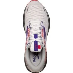 Brooks Women's Ghost 14 Athletic Shoes - White/Purple -Fashion Shoes Store BR120356 192 4