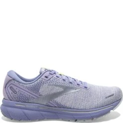 Brooks Women's Ghost 14 Athletic Shoes - Lilac/Purple/Lime -Fashion Shoes Store BR120356 566 2