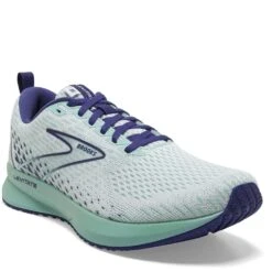 Brooks Women's Levitate 5 Road Running Shoes - White/Navy Blue 9 Brooks Women's Levitate 5 Road Running Shoes - White/Navy Blue -Fashion Shoes Store BR120357 127 3