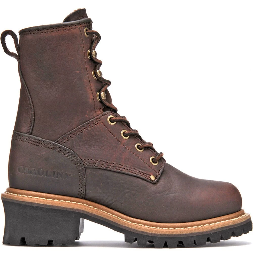 Carolina Women's Work Logger - Dark Brown 5 Carolina Women's Work Logger - Dark Brown - Image 3