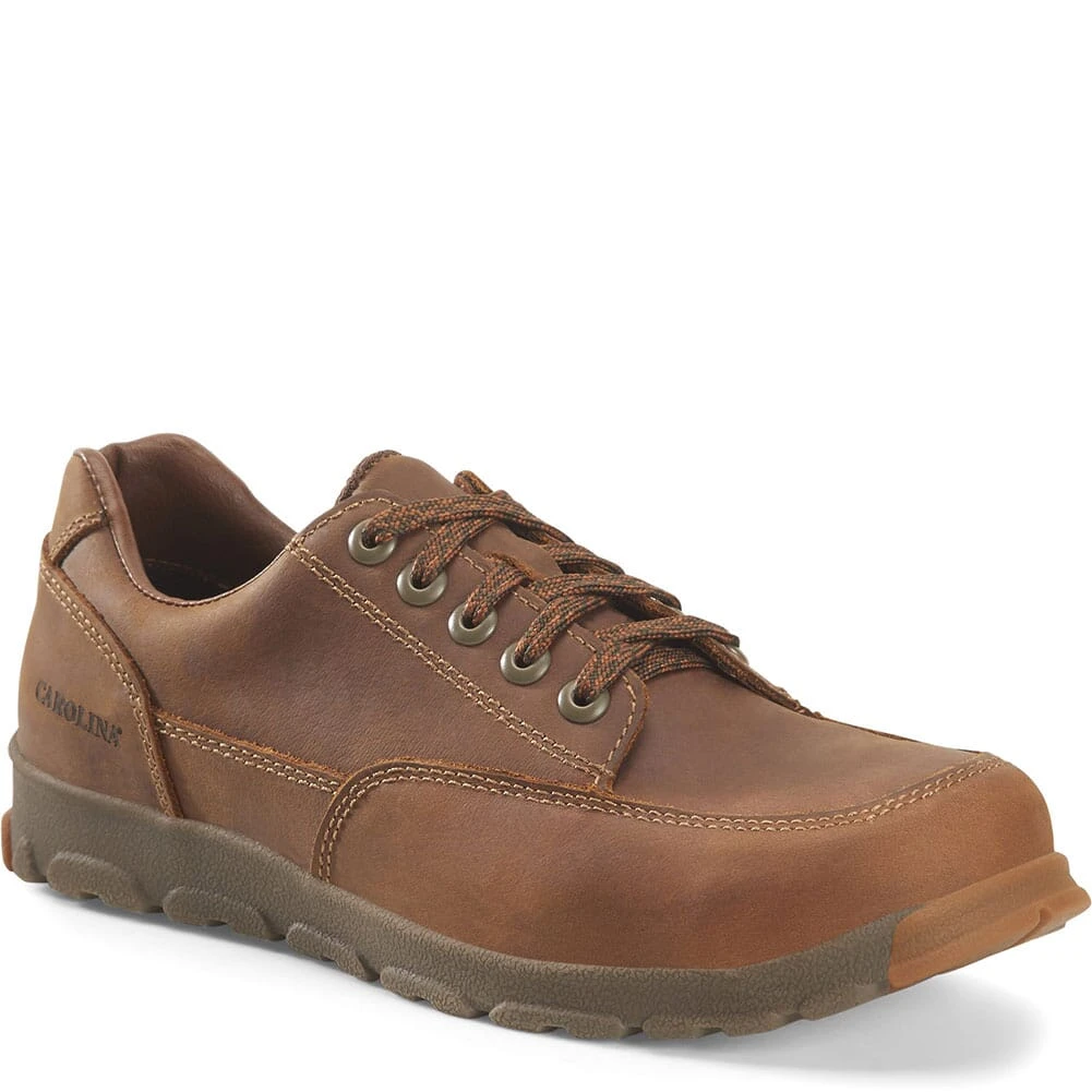 Carolina Men's S-117 Aluminum Toe Safety Oxfords - Brown 4 Carolina Men's S-117 Aluminum Toe Safety Oxfords - Brown - Image 2