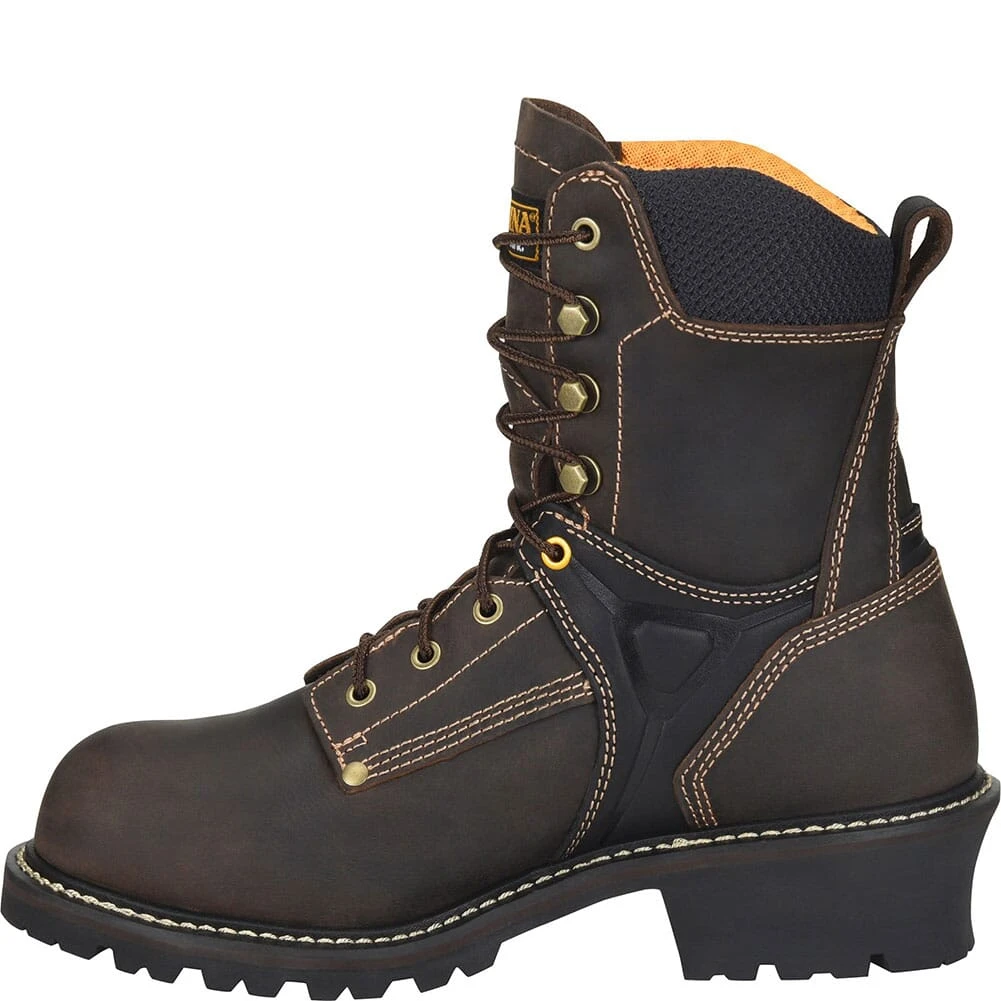 Carolina Men's Timber WP Safety Loggers - Brown 4 Carolina Men's Timber WP Safety Loggers - Brown - Image 2