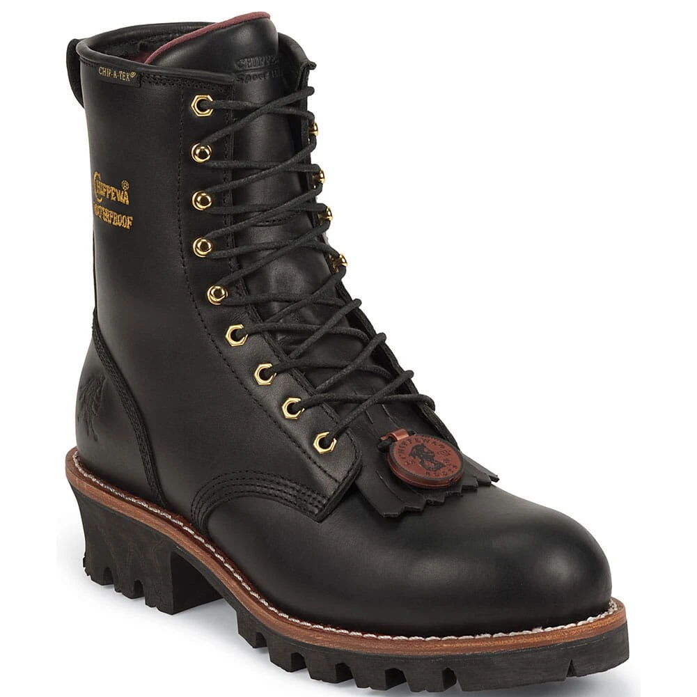 Chippewa Women's Waterproof Safety Loggers - Black 4 Chippewa Women's Waterproof Safety Loggers - Black - Image 2