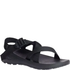 Chaco Men's Z/1 Cloud Wide Sandals - Solid Black 5 Chaco Men's Z/1 Cloud Wide Sandals - Solid Black -Fashion Shoes Store CUJ106763W 1