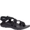 Chaco Women's Z/Cloud X2 Wide Sandals - Solid Black -Fashion Shoes Store CUJ107320W