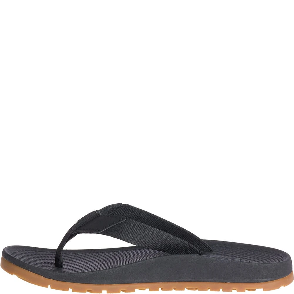 Chaco Women's Lowdown Flip Flops - Black 4 Chaco Women's Lowdown Flip Flops - Black - Image 2