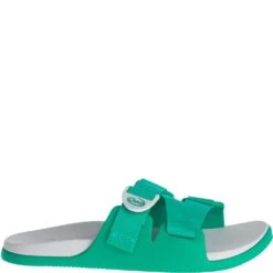 Chaco Women's Chillos Slides - Teal -Fashion Shoes Store CUJCH108148 2