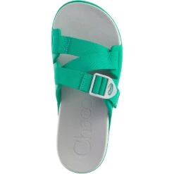 Chaco Women's Chillos Slides - Teal -Fashion Shoes Store CUJCH108148 4