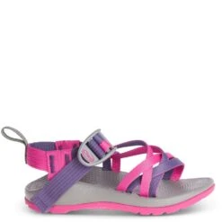 Chaco Kid's ZX/1 Ecotread Sandals - Magenta Jam