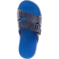 Chaco Big Kid's Chillos Slides - Active Blue -Fashion Shoes Store CUJCH180313 4