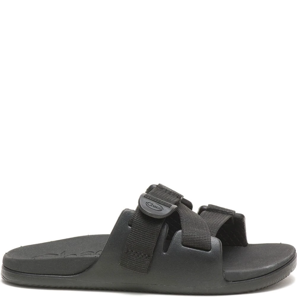 Chaco Big Kid's Chillos Slides - Black 4 Chaco Big Kid's Chillos Slides - Black - Image 2