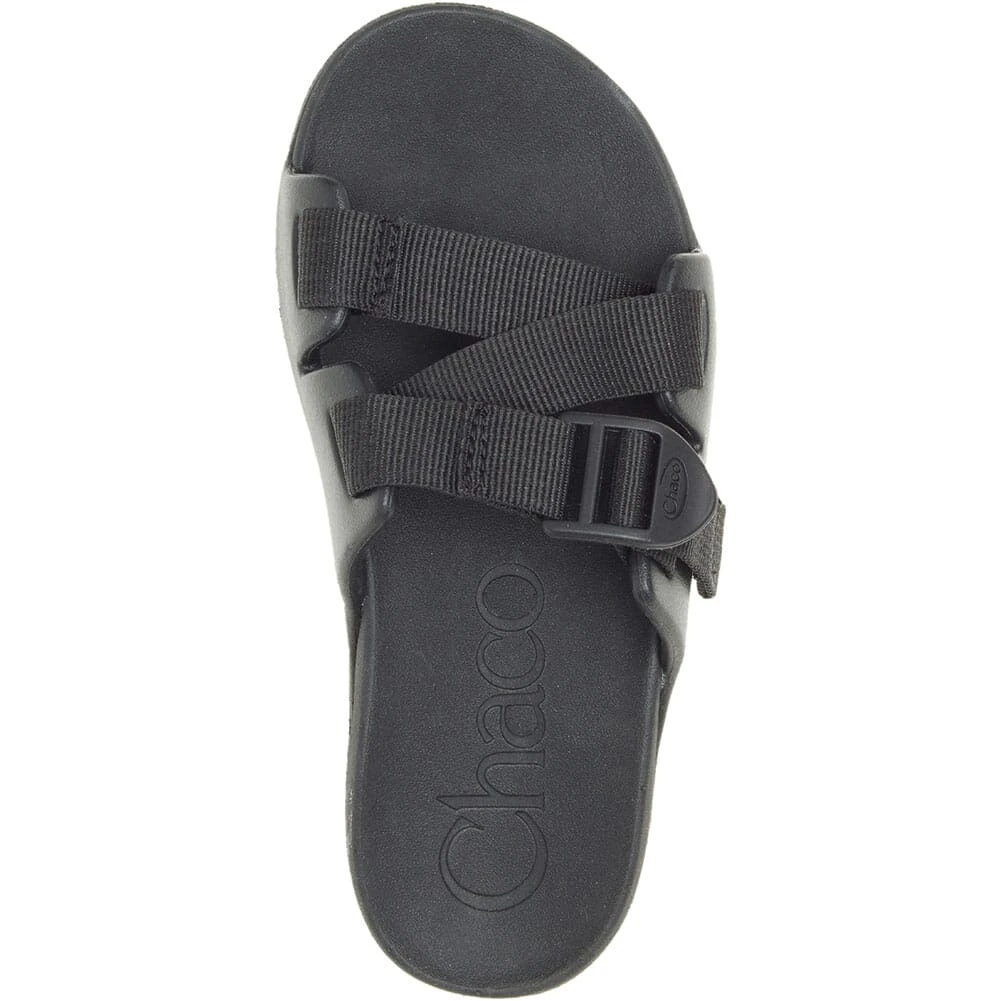 Chaco Big Kid's Chillos Slides - Black 5 Chaco Big Kid's Chillos Slides - Black - Image 3