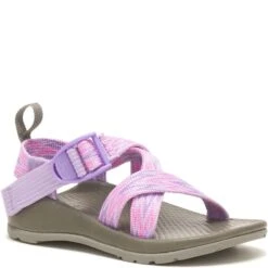 Chaco Kids Z1 Ecotread Sandals - Squall Purple/Rose
