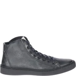 Harley Davidson Men's Barren Casual Sneakers - Black -Fashion Shoes Store D93664 2