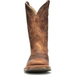 Double H Men's Square Toe Western Ropers - Brown -Fashion Shoes Store DH3560 2