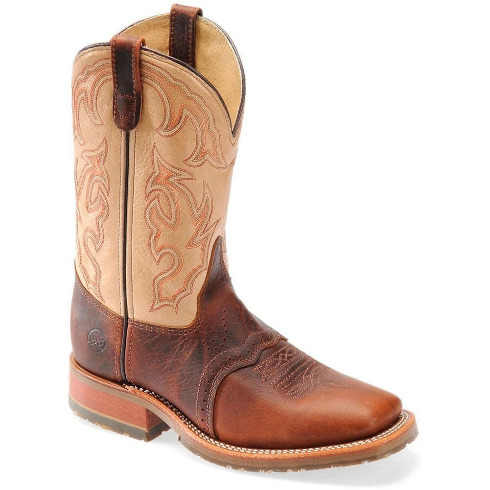 Double H Men's Bison ICE Western Ropers - Briar 3 Double H Men's Bison ICE Western Ropers - Briar