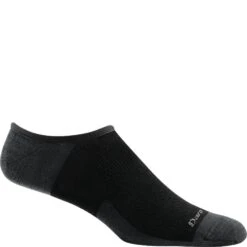 Darn Tough Men's Topless Solid No Show Hidden Socks - Black