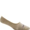 Darn Tough Women's Solid Top Down No Show Invisible Socks - Oatmeal -Fashion Shoes Store DT1688 OATMEAL