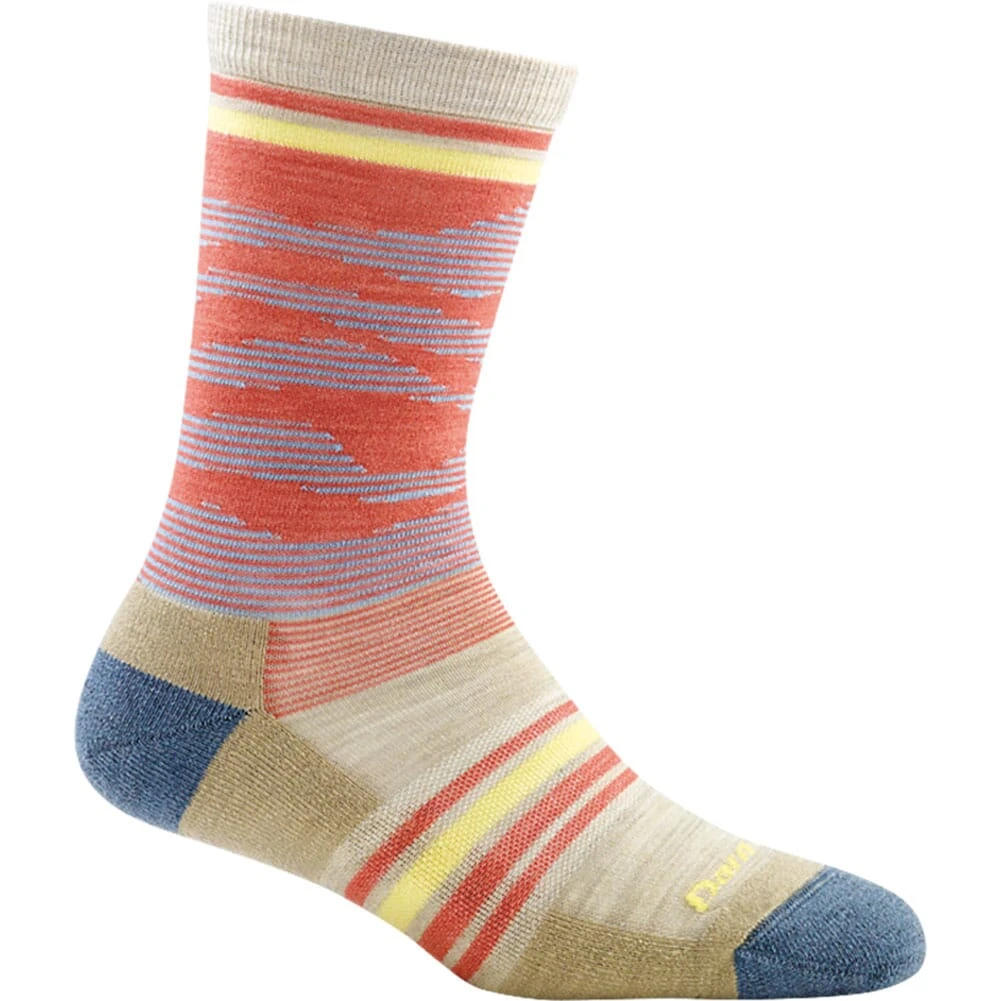 Darn Tough Women's Waves Crew Light Cushion Socks - Canyon 3 Darn Tough Women's Waves Crew Light Cushion Socks - Canyon