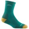 Darntough Women's Micro Crew Cushion Socks - Teal -Fashion Shoes Store DT1903 TEAL