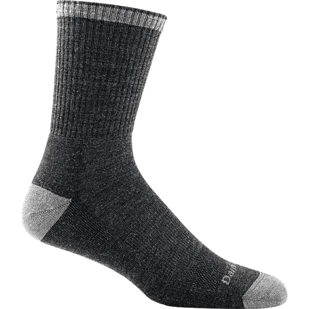 Darn Tough Men's Fred Tuttle Micro Crew Socks - Gravel 3 Darn Tough Men's Fred Tuttle Micro Crew Socks - Gravel