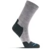 FITS Men's Light Hiker Crew Socks - Light Grey 2 FITS Men's Light Hiker Crew Socks - Light Grey -Fashion Shoes Store FI1002 050