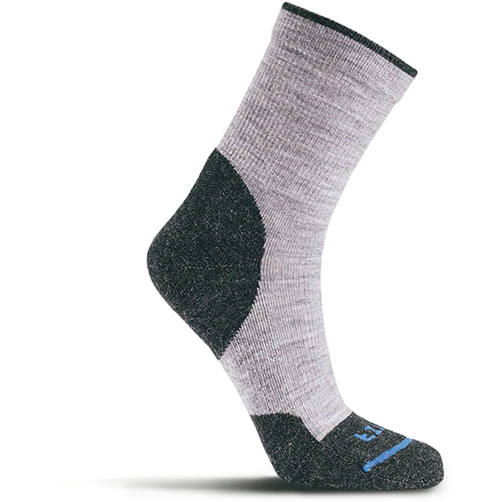 FITS Unisex Light Hiker Mini Crew Socks - Light Gray 3 FITS Unisex Light Hiker Mini Crew Socks - Light Gray