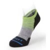 FITS Light Runner (Tri-Stripe) Low Socks - Light Grey/Green Flash