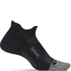 Feetures Elite Max Cushion No Show Tab - Black