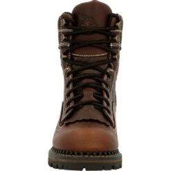 Georgia Women's Amp LT WP Work Loggers - Brown -Fashion Shoes Store GB00427 5