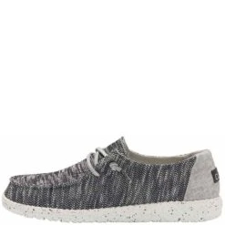 Hey Dude Women's Wendy Sox Casual Shoes - Dark Grey