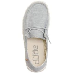 Hey Dude Kid's Wendy Linen Casual Shoes - Gray -Fashion Shoes Store HD130123096 3