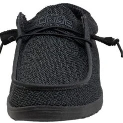 Hey Dude Men's Wally Sox Micro Casual Shoes - Black 10 Hey Dude Men's Wally Sox Micro Casual Shoes - Black -Fashion Shoes Store HD150204942 3