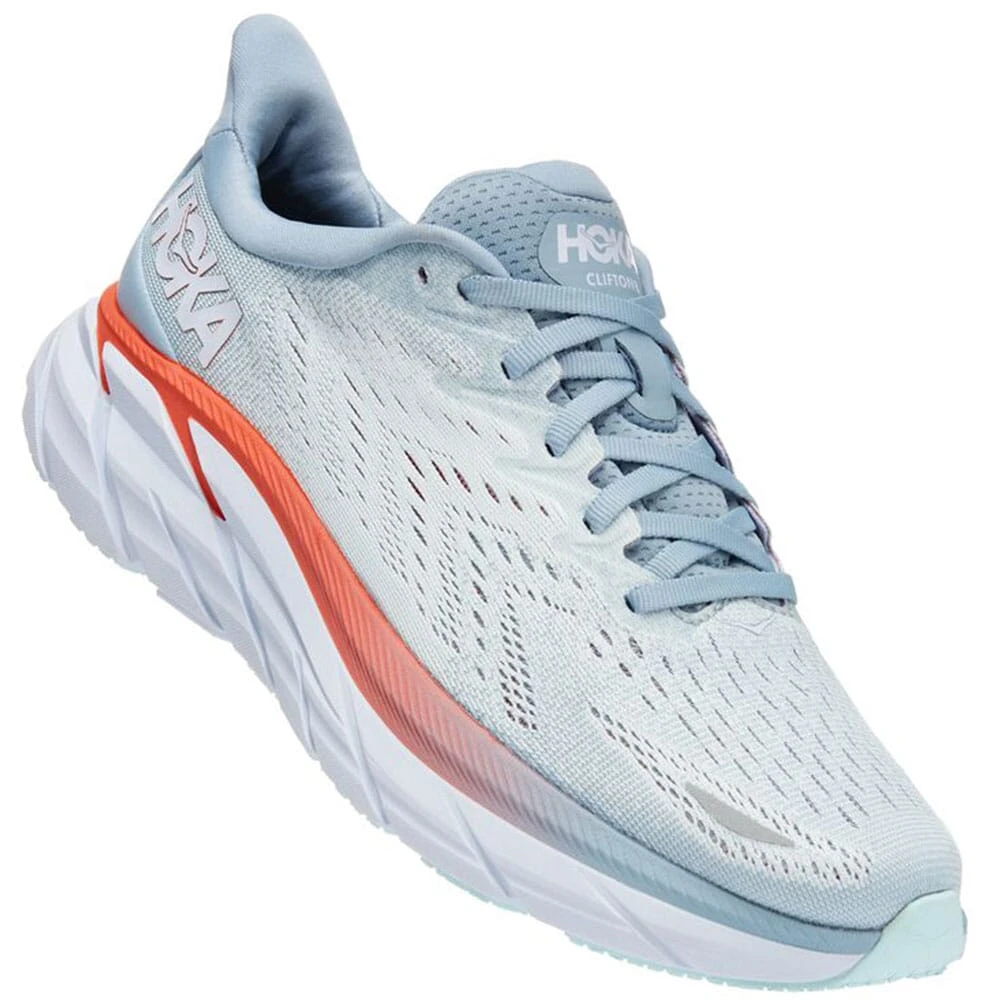Hoka One One Women's Clifton 8 Wide Athletic Shoes - Blue Fog 3 Hoka One One Women's Clifton 8 Wide Athletic Shoes - Blue Fog
