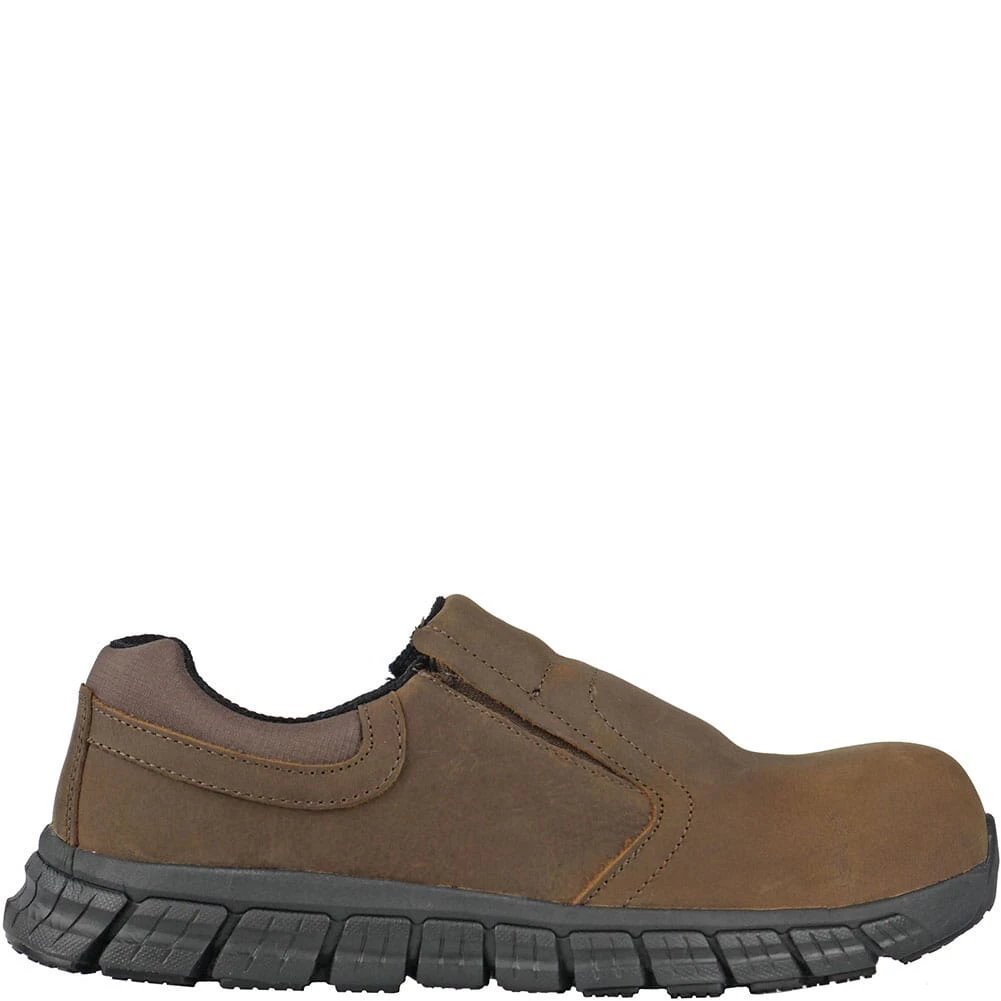 Hoss Men's Slipknot Safety Shoes - Brown 5 Hoss Men's Slipknot Safety Shoes - Brown - Image 3