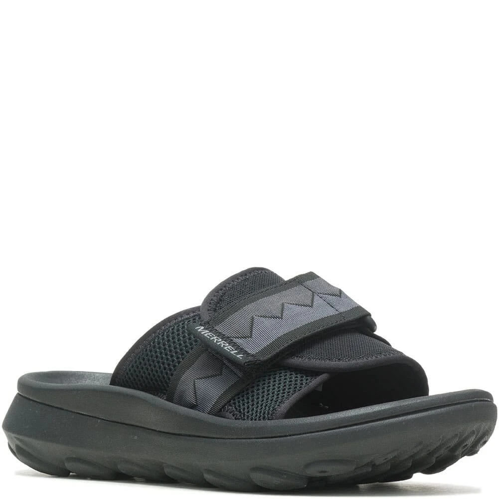 Merrell Men's Hut Ultra Flip Slides - Black/Black 3 Merrell Men's Hut Ultra Flip Slides - Black/Black