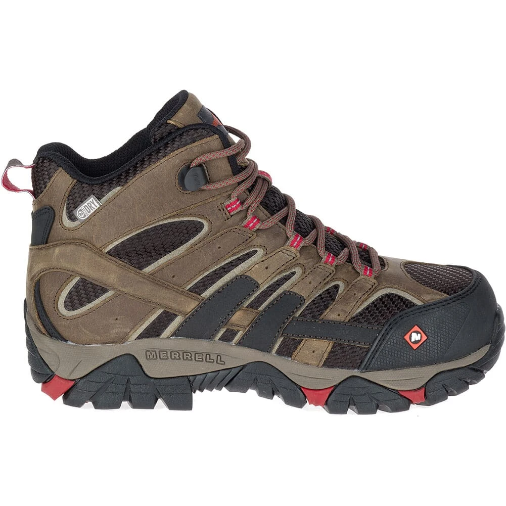 Merrell Women's Moab 2 Vent Mid WP Safety Shoes - Boulder 4 Merrell Women's Moab 2 Vent Mid WP Safety Shoes - Boulder - Image 2