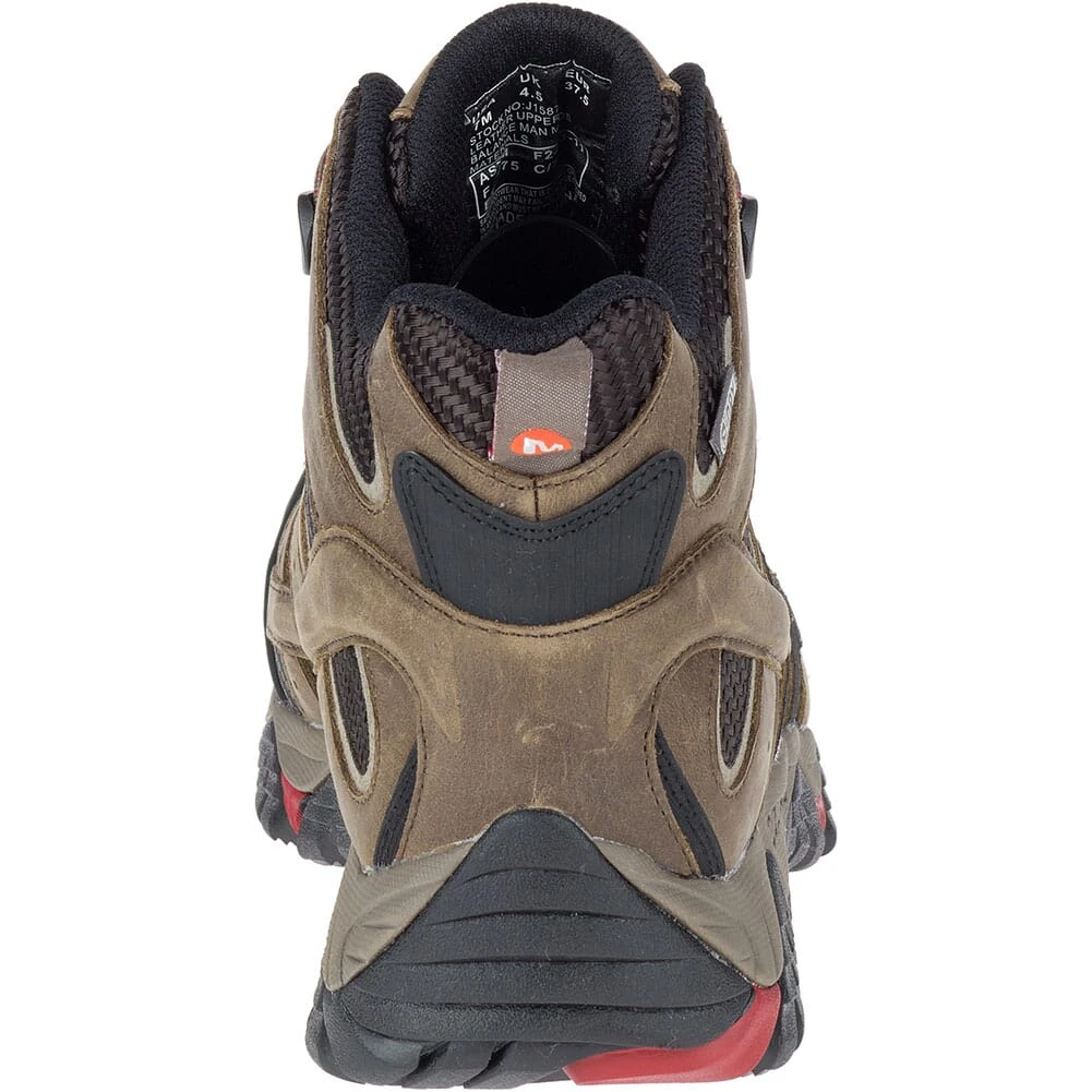 Merrell Women's Moab 2 Vent Mid WP Safety Shoes - Boulder 6 Merrell Women's Moab 2 Vent Mid WP Safety Shoes - Boulder - Image 4