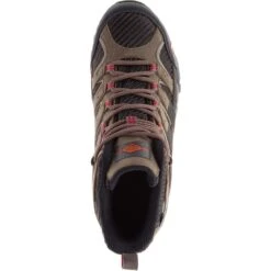 Merrell Women's Moab 2 Vent Mid WP Safety Shoes - Boulder 12 Merrell Women's Moab 2 Vent Mid WP Safety Shoes - Boulder -Fashion Shoes Store J15878 4